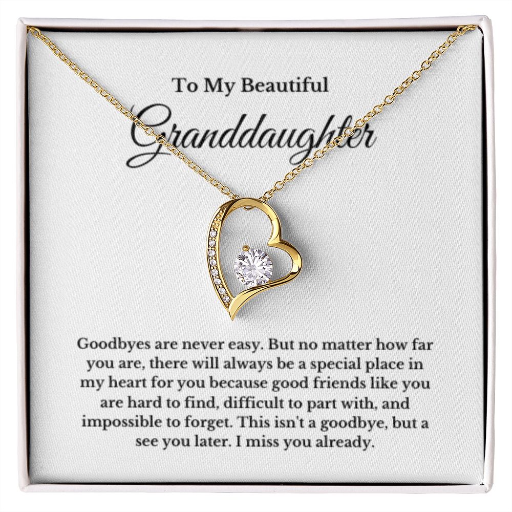 Granddaughter Going Away Gift, Moving Away Gift Farewell Gift, Goodbye Gift, Going Away Gift, Minimalist Summer Jewelry