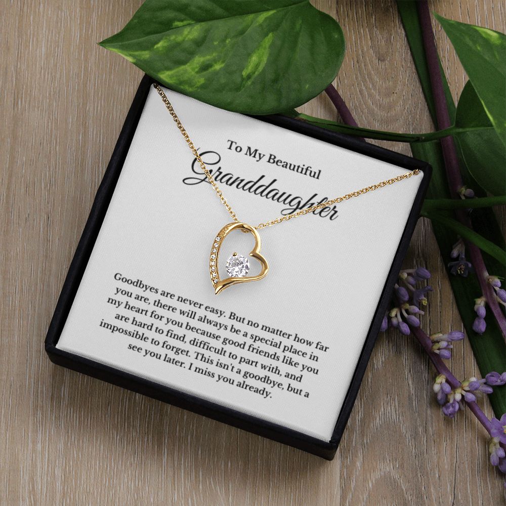 Granddaughter Going Away Gift, Moving Away Gift Farewell Gift, Goodbye Gift, Going Away Gift, Minimalist Summer Jewelry