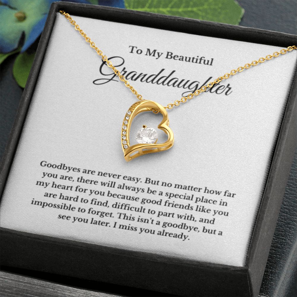 Granddaughter Going Away Gift, Moving Away Gift Farewell Gift, Goodbye Gift, Going Away Gift, Minimalist Summer Jewelry