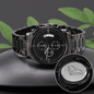 2026 Engraved Black Chronograph Watch, Eagle Gift, Eagle Watch, Gift for Eagle, Congratulations