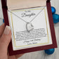 Daughter's 50th Birthday Heart Necklace Gift From Mom