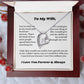 Gifts for Love, Necklace for Wife From Husband, Anniversary Jewelry, Christmas Birthday for Her, To My Soulmate Gift, Wifey, Valentines