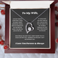 To My Wife Heart Necklace