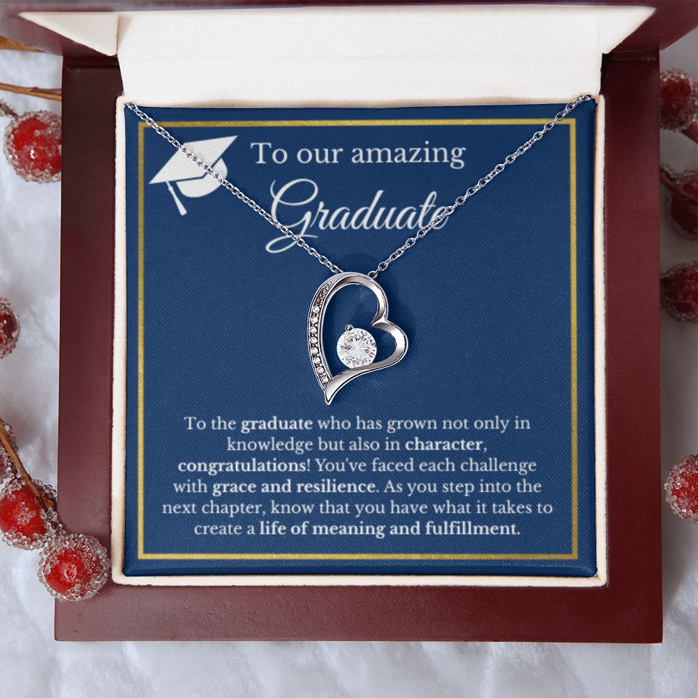 Graduation Gift Necklace, Gold Diamond, Graduation Gifts for Her, High School Graduation Gifts for Him/Her, College Graduation, Class of 2023