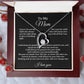 To My Mom Heart Necklace Gift For Mothers Day, Valentines, Christmas, Her Birthday