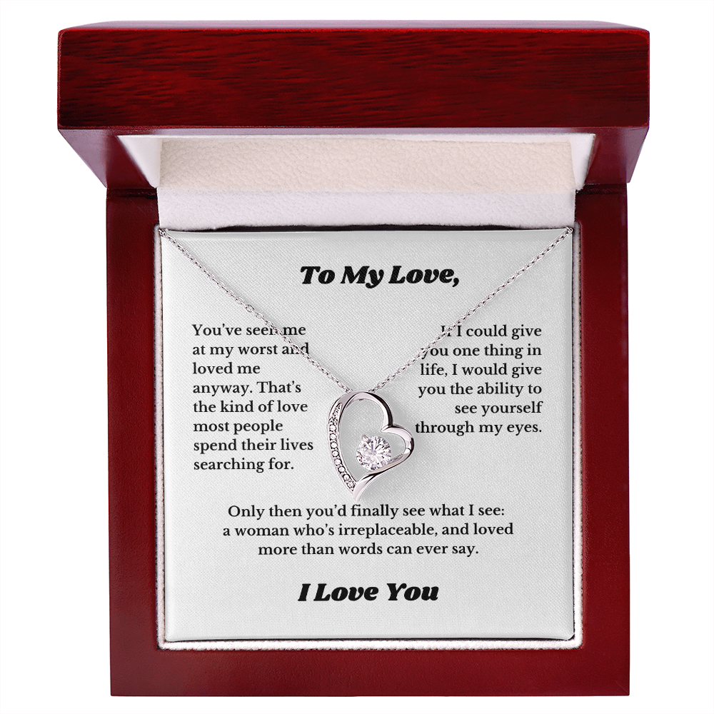 Gifts for Love, Necklace for Wife From Husband, Anniversary Jewelry, Christmas Birthday for Her, To My Soulmate Gift, Wifey, Valentines