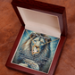 Lion Necklace, Silver or Gold Lion Necklace, Wild Animal Necklace, From Dad Necklace, Jewelry, Daughter Gift