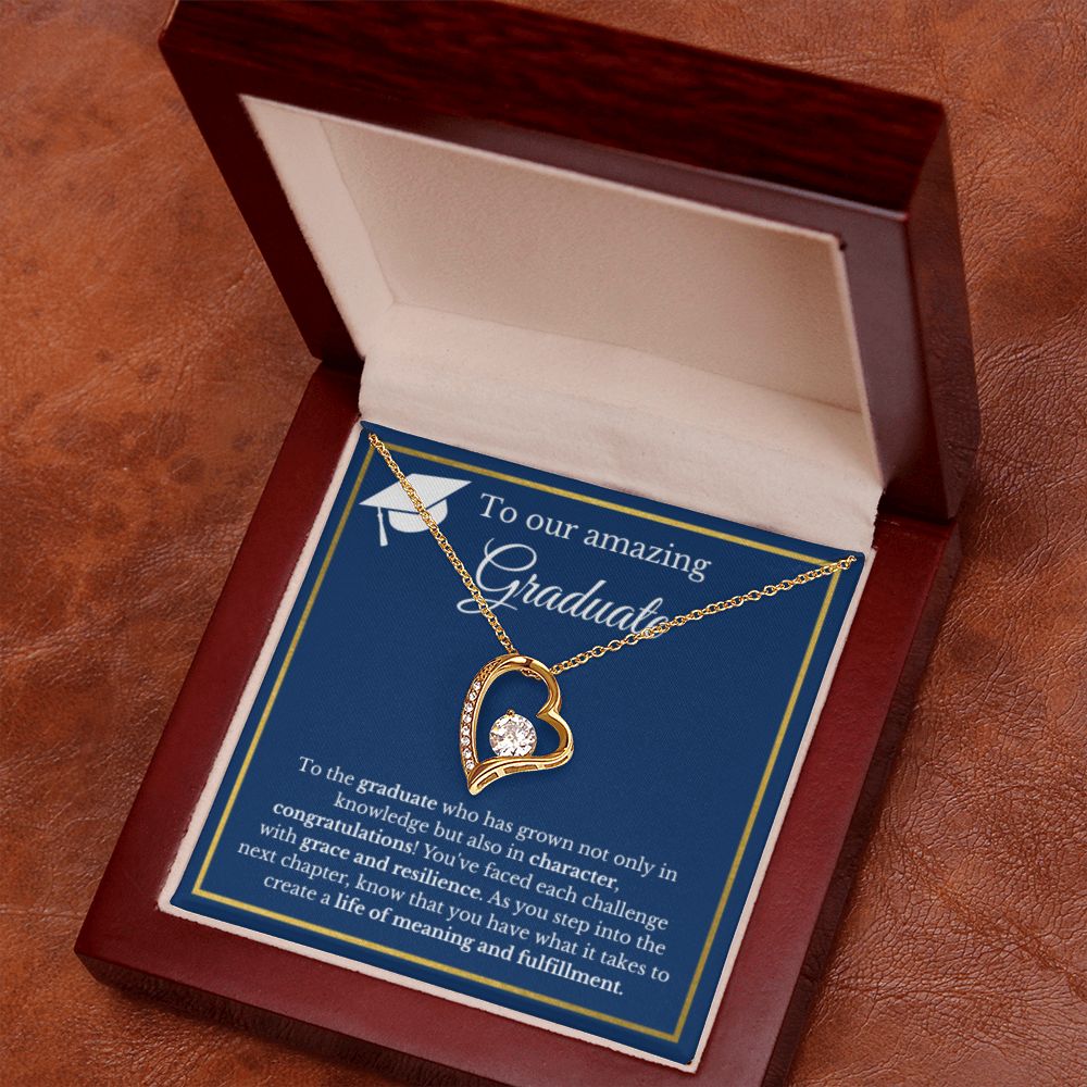 Graduation Gift Necklace, Gold Diamond, Graduation Gifts for Her, High School Graduation Gifts for Him/Her, College Graduation, Class of 2023