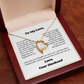 Gifts for Love, Necklace for Wife From Husband, Anniversary Jewelry, Christmas Birthday for Her, To My Soulmate Gift, Wifey