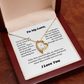 Gifts for Love, Necklace for Wife From Husband, Anniversary Jewelry, Christmas Birthday for Her, To My Soulmate Gift, Wifey, Valentines