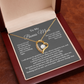 To BONUS MOM gift for step mom wedding gifts necklace gift to mom BIRTHDAY gift