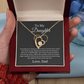To My Daughter Heart Special Necklace From Dad