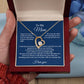 To My Mom Heart Necklace Gift For Mothers Day, Valentines, Christmas, Her Birthday