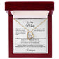 To My Mom Heart Necklace Gift For Mothers Day, Valentines, Christmas, Her Birthday