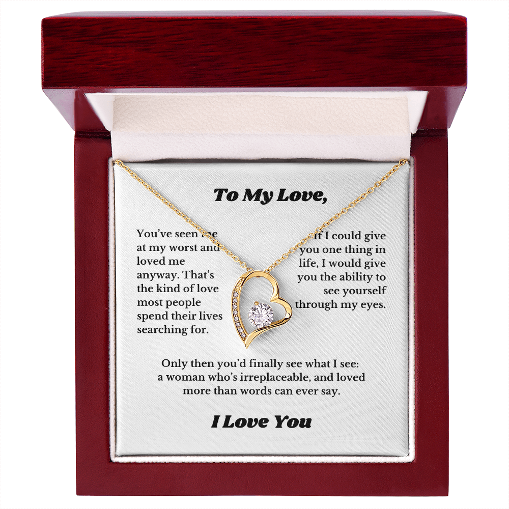 Gifts for Love, Necklace for Wife From Husband, Anniversary Jewelry, Christmas Birthday for Her, To My Soulmate Gift, Wifey, Valentines
