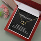 EllePendants Friendship 10K Gold Diamond Pendant Necklace, Best Friend Necklaces, Heart Linked Friendship Jewelry Long Distance Christmas
