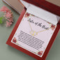 Sister of the Bride Gift Necklace, Sister Wedding Gift from Bride to Sister rehearsal dinner Gift to my Sister, Gold Jewelry