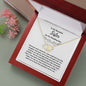 Sister of the Bride Gift Necklace, Sister Wedding Gift from Bride to Sister rehearsal dinner Gift to my Sister, Gold Jewelry