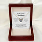 EllePendants To My Tennis Daughter Necklace, Father Daughter Necklace, Mother Daughter Necklace, Daughter Birthday, Heart Jewelry, Gold Jewelry, Everlasting Love, Message Card Necklace