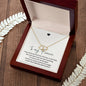 To My Fiancee Everlasting Love Necklace, Wedding Gift