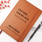 Personalized Name Letters For My Son Notebook Custom Journal Customized Birthday Gift from Mom & Dad Child Memory Book, Christmas Gift