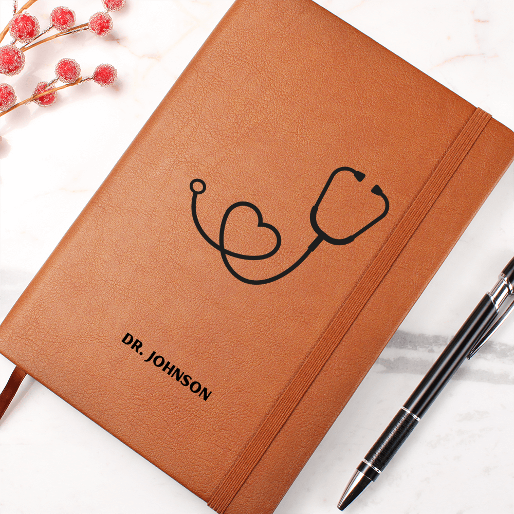Stethoscope Journal, Gift for Doctor, Healthcare Professional, Medical School Graduation Gifts, Heart Doctor Gifts