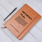 Personalized Name, Difference Maker Leather Journal, Gift for leader, inspirational teacher gift, coach gift, guest speaker gift, social worker gift, graduation gift