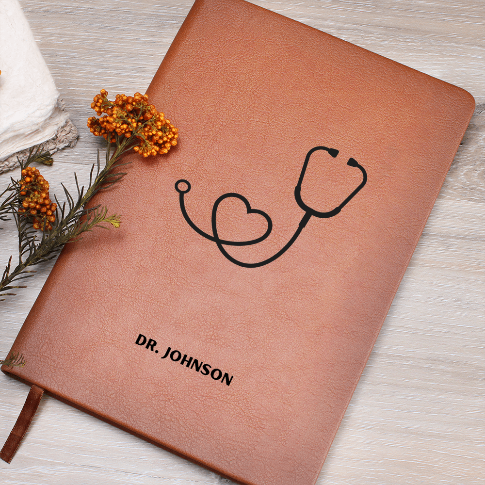 Stethoscope Journal, Gift for Doctor, Healthcare Professional, Medical School Graduation Gifts, Heart Doctor Gifts