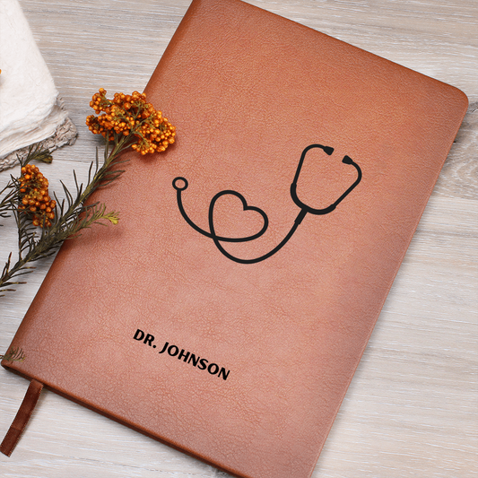 Stethoscope Journal, Gift for Doctor, Healthcare Professional, Medical School Graduation Gifts, Heart Doctor Gifts