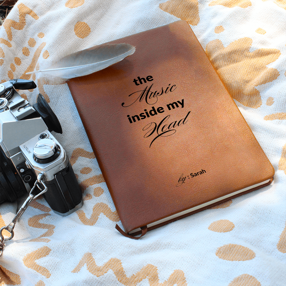 Personalized Name Lyric Journal, Music Inside My Head, Song Writing Notebook, Musician Gift, Song Writer Gift