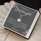 Eternal Hope, Grandparent Granddaughter Necklace, Grandfather Gift, Jewelry for Granddaughter, Message Card