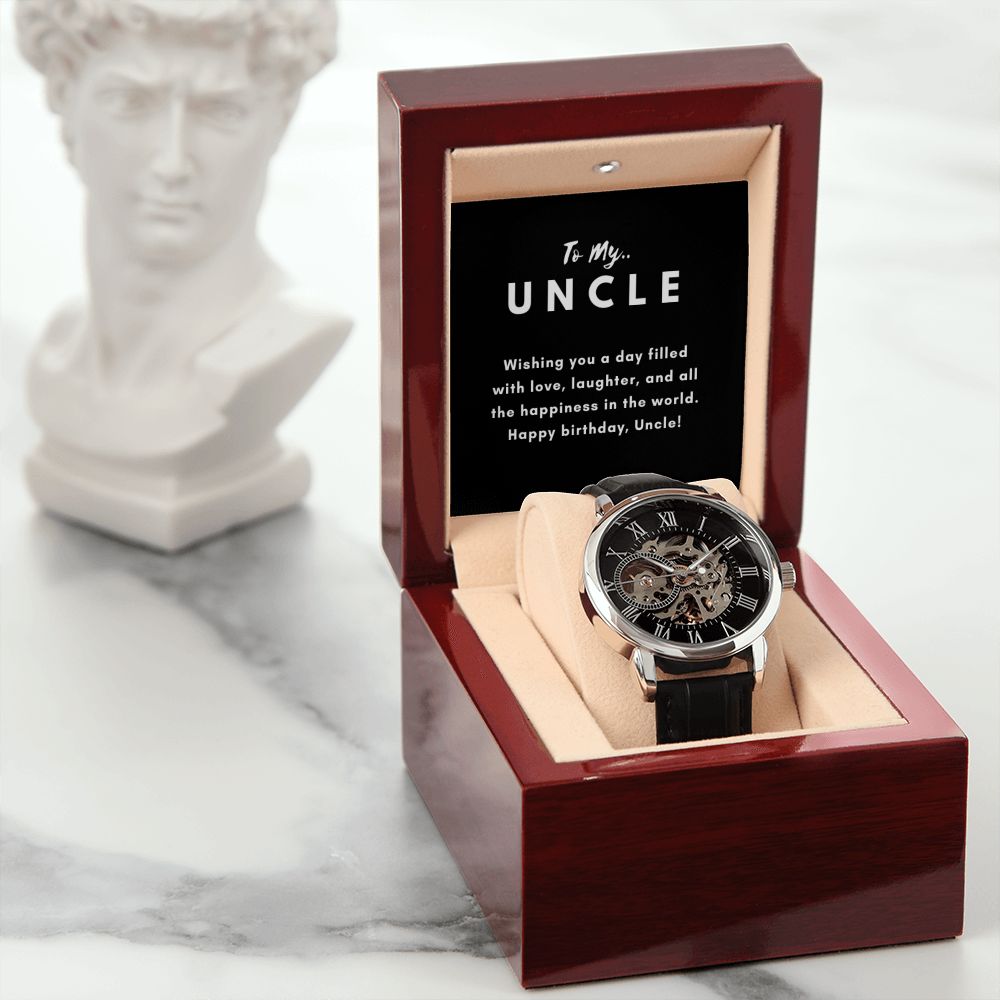 Uncle Watch Gift, From Niece, From Cousin, Father's Day, Gifts for Men, Graduation Gifts for Him, Fathers Day, Christmas