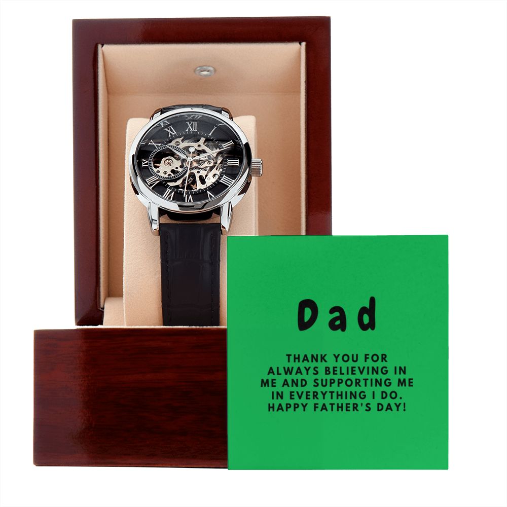 Gifts for Dad, Fathers Day from Daughter Son, Dad Birthday Watch Gifts Ideas, Best Dad Watch with Message, Happy Fathers Day, Birthday Gifts for Dad, from Daughter Son, Watch Gift For Dad
