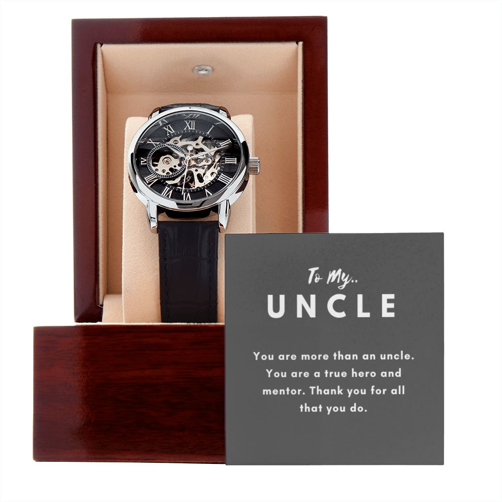 Uncle Watch Gift, From Niece, From Cousin, Father's Day, Gifts for Men, Graduation Gifts for Him, Fathers Day, Christmas
