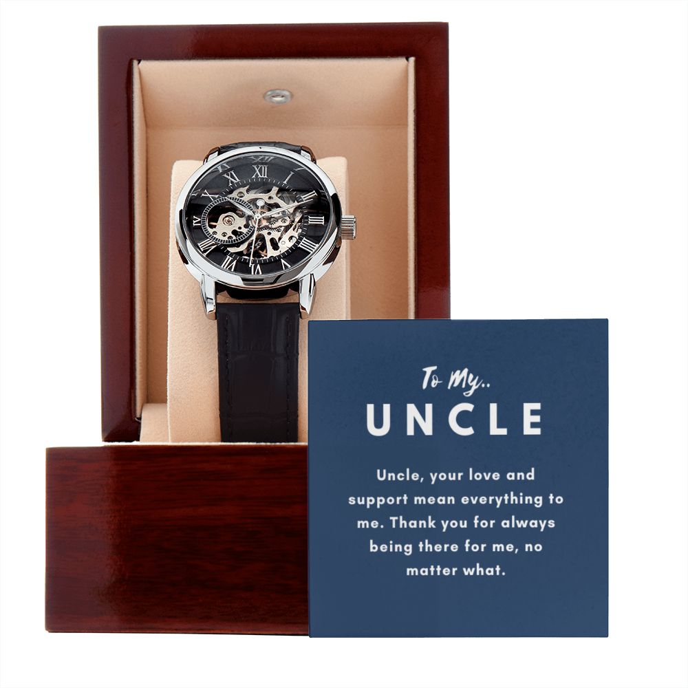 Uncle Watch Gift, From Niece, From Cousin, Father's Day, Gifts for Men, Graduation Gifts for Him, Fathers Day, Christmas