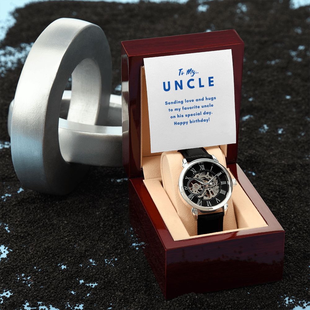 Uncle Watch Gift, From Niece, From Cousin, Father's Day, Gifts for Men, Graduation Gifts for Him, Fathers Day, Christmas