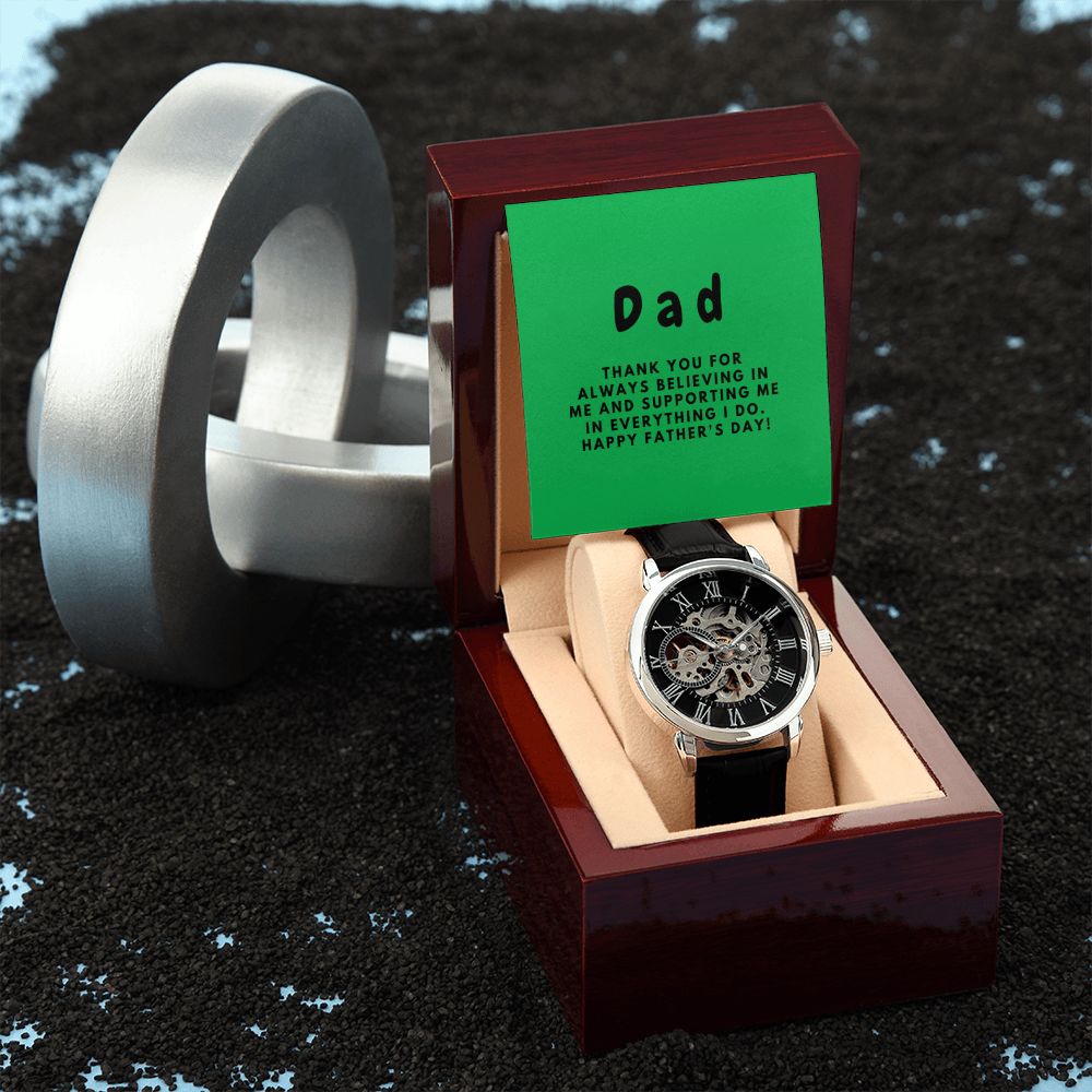 Gifts for Dad, Fathers Day from Daughter Son, Dad Birthday Watch Gifts Ideas, Best Dad Watch with Message, Happy Fathers Day, Birthday Gifts for Dad, from Daughter Son, Watch Gift For Dad