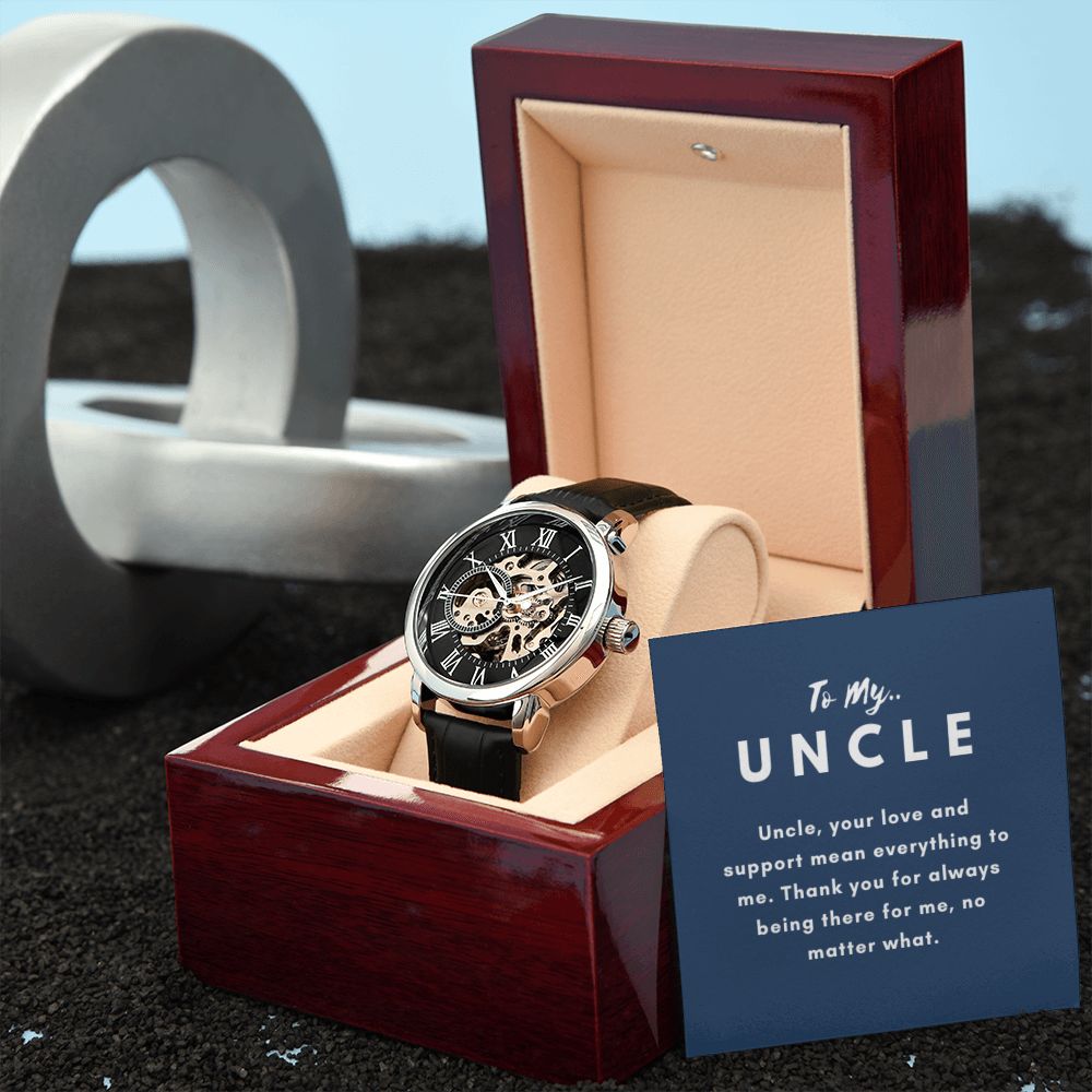 Uncle Watch Gift, From Niece, From Cousin, Father's Day, Gifts for Men, Graduation Gifts for Him, Fathers Day, Christmas