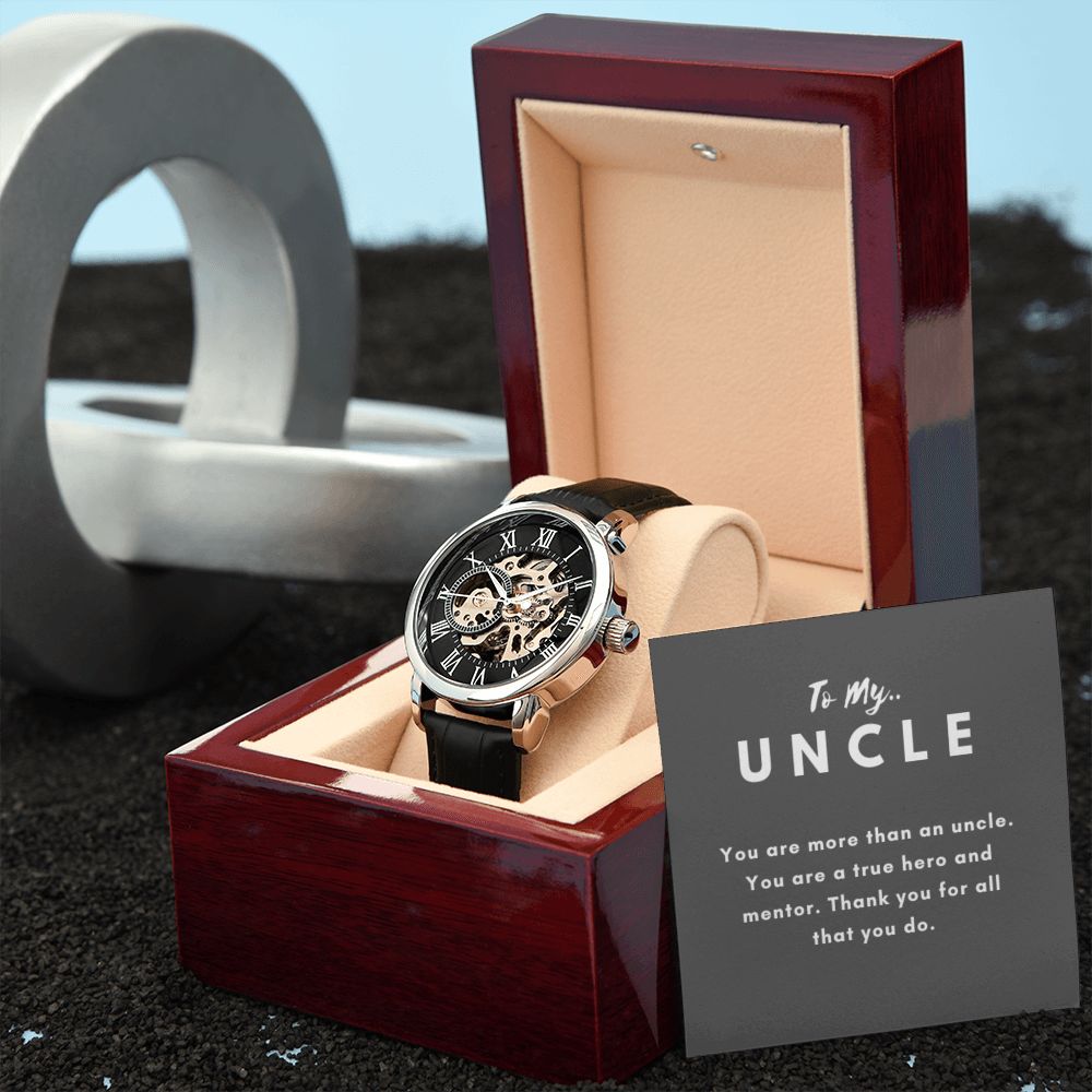 Uncle Watch Gift, From Niece, From Cousin, Father's Day, Gifts for Men, Graduation Gifts for Him, Fathers Day, Christmas
