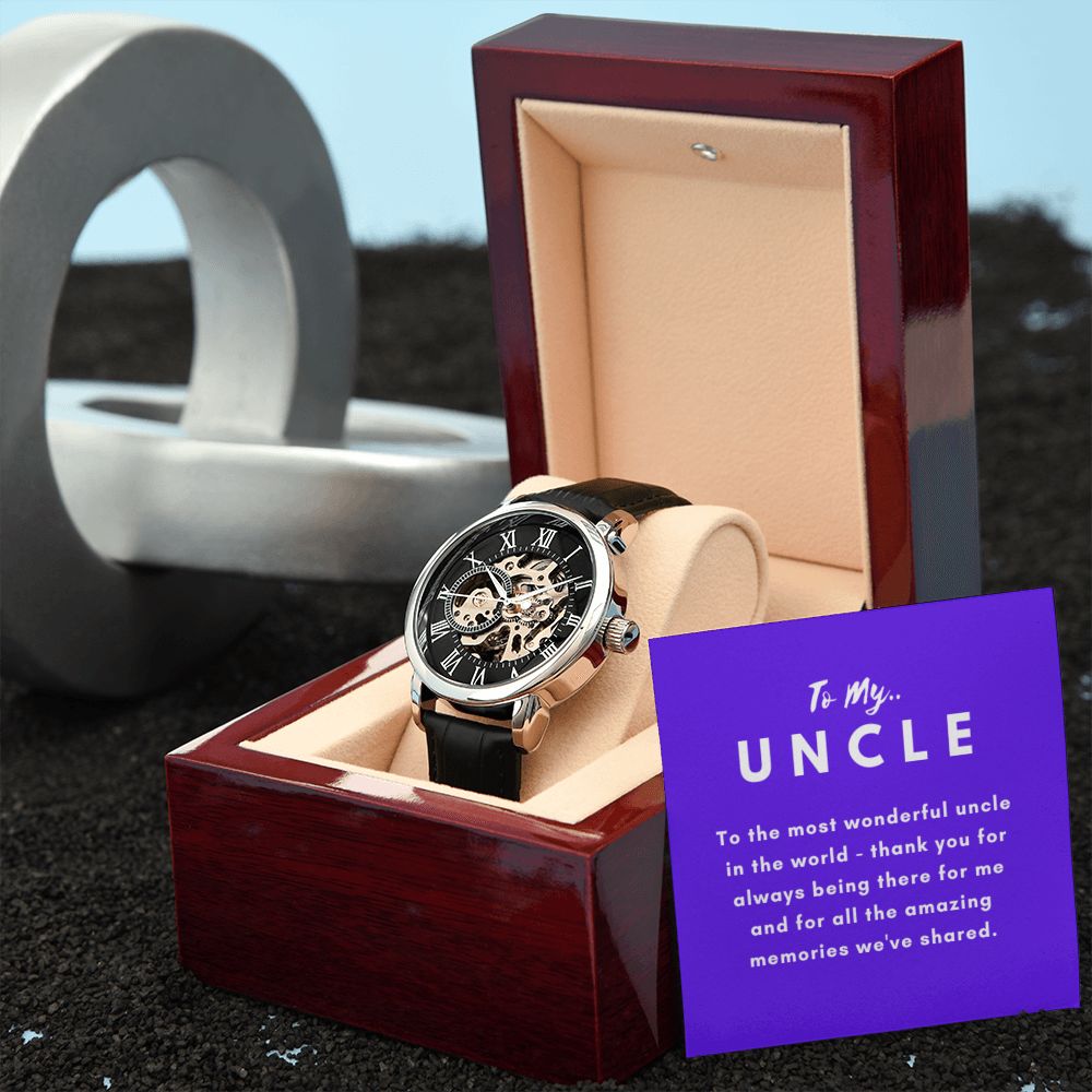 Uncle Watch Gift, From Niece, From Cousin, Father's Day, Gifts for Men, Graduation Gifts for Him, Fathers Day, Christmas