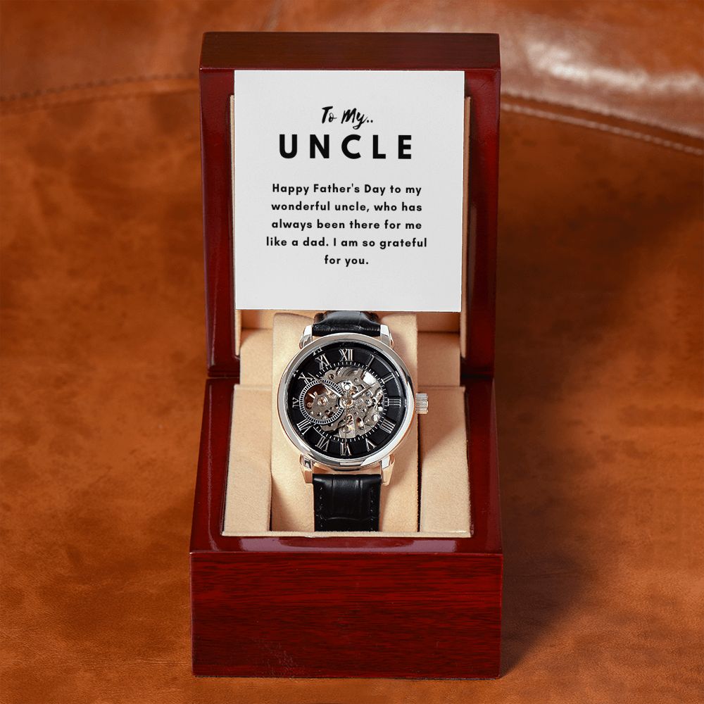 Uncle Watch Gift, From Niece, From Cousin, Father's Day, Gifts for Men, Graduation Gifts for Him, Fathers Day, Christmas