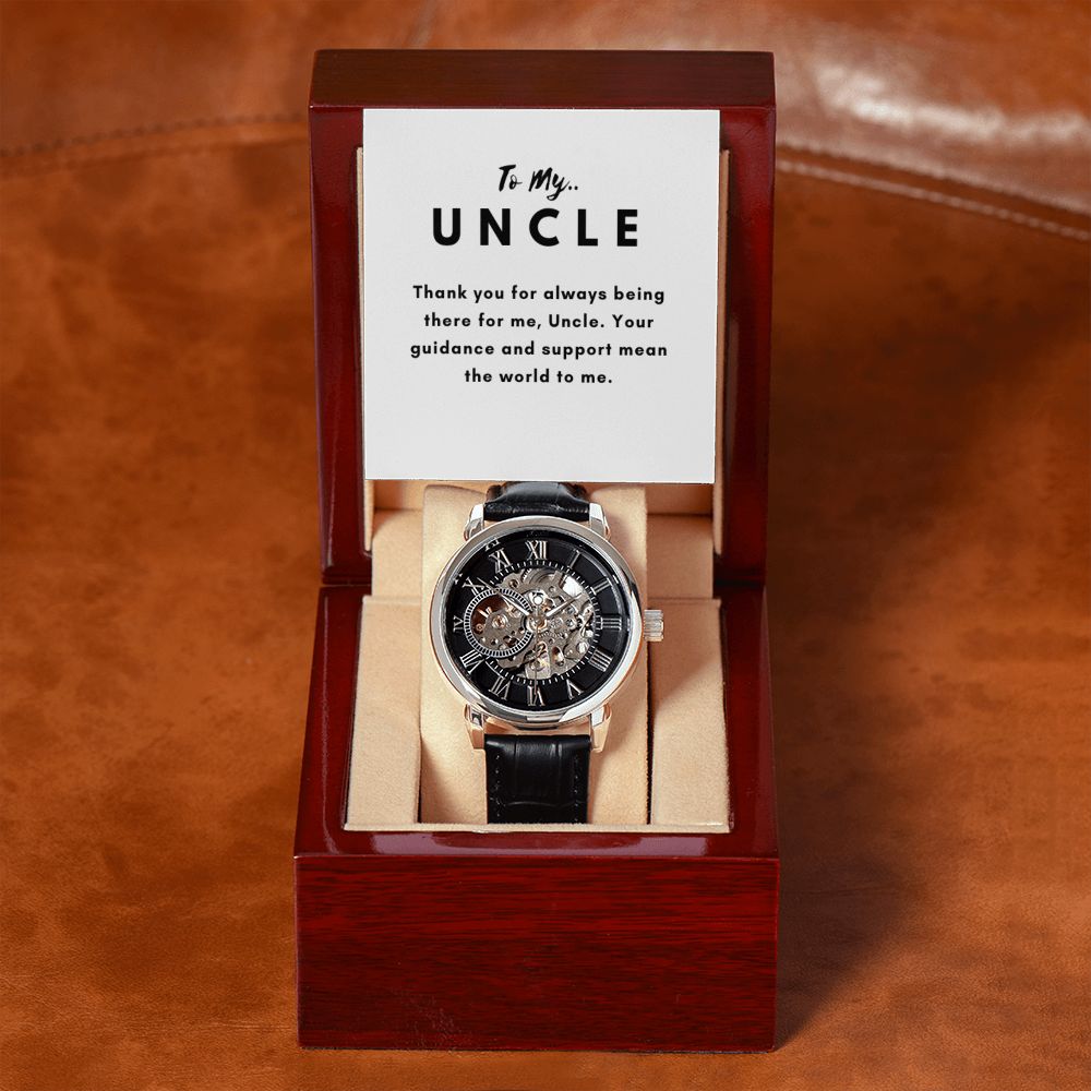 Uncle Watch Gift, From Niece, From Cousin, Father's Day, Gifts for Men, Graduation Gifts for Him, Fathers Day, Christmas