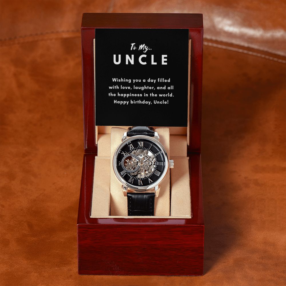 Uncle Watch Gift, From Niece, From Cousin, Father's Day, Gifts for Men, Graduation Gifts for Him, Fathers Day, Christmas