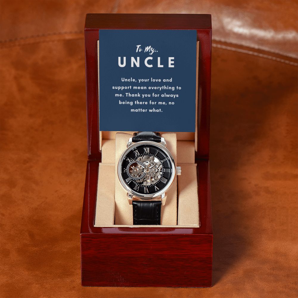 Uncle Watch Gift, From Niece, From Cousin, Father's Day, Gifts for Men, Graduation Gifts for Him, Fathers Day, Christmas