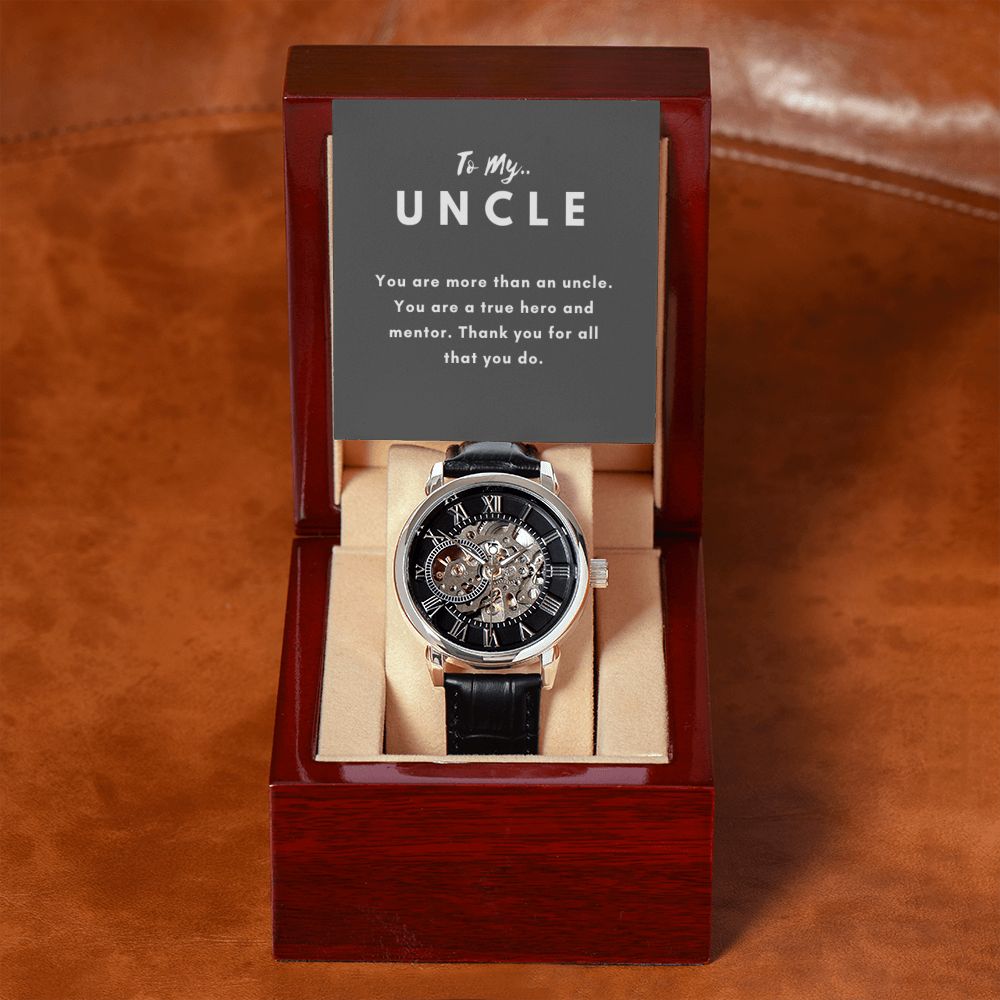 Uncle Watch Gift, From Niece, From Cousin, Father's Day, Gifts for Men, Graduation Gifts for Him, Fathers Day, Christmas