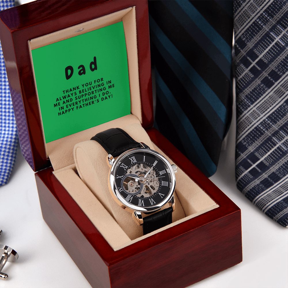 Gifts for Dad, Fathers Day from Daughter Son, Dad Birthday Watch Gifts Ideas, Best Dad Watch with Message, Happy Fathers Day, Birthday Gifts for Dad, from Daughter Son, Watch Gift For Dad