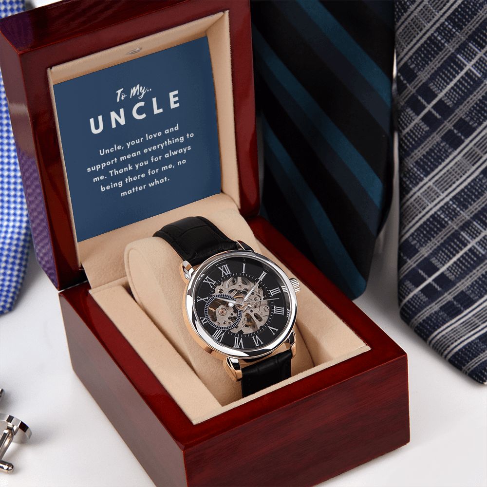 Uncle Watch Gift, From Niece, From Cousin, Father's Day, Gifts for Men, Graduation Gifts for Him, Fathers Day, Christmas