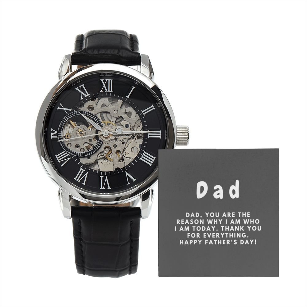 Gifts for Dad, Fathers Day from Daughter Son, Dad Birthday Watch Gifts Ideas, Best Dad Watch with Message, Happy Fathers Day, Birthday Gifts for Dad, from Daughter Son, Watch Gift For Dad