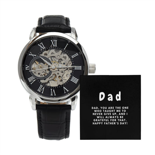 Gifts for Dad, Fathers Day from Daughter Son, Dad Birthday Watch Gifts Ideas, Best Dad Watch with Message, Happy Fathers Day, Birthday Gifts for Dad, from Daughter Son, Watch Gift For Dad