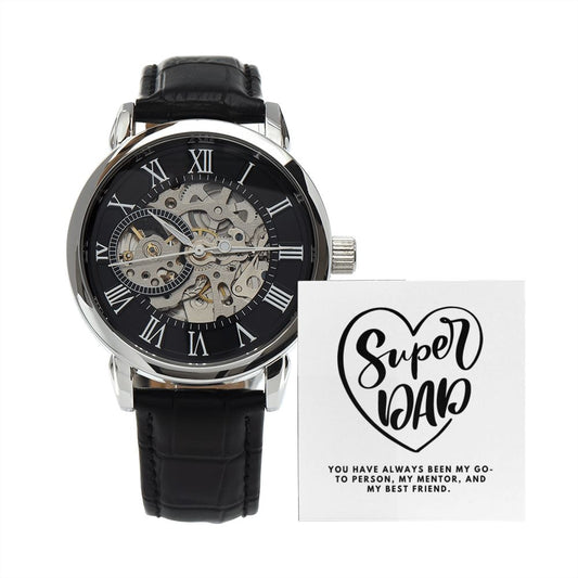 Gifts for Dad, Fathers Day from Daughter Son, Dad Birthday Watch Gifts Ideas, Best Dad Watch with Message, Happy Fathers Day, Birthday Gifts for Dad, from Daughter Son, Watch Gift For Dad